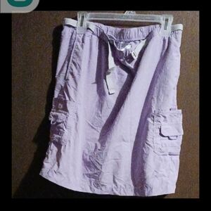 Columbia Light Purple Cargo Skirt